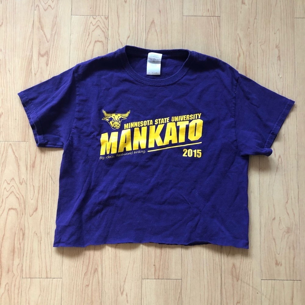 Mankato Minnesota state university crop tshirt